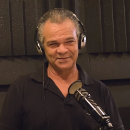 Kandy Fenty's father, Ronald Fenty doing a podcast.